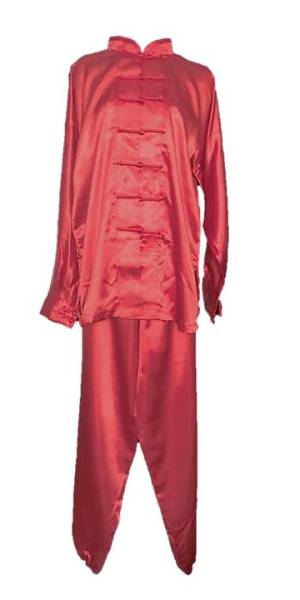 red uniform tai chi,
